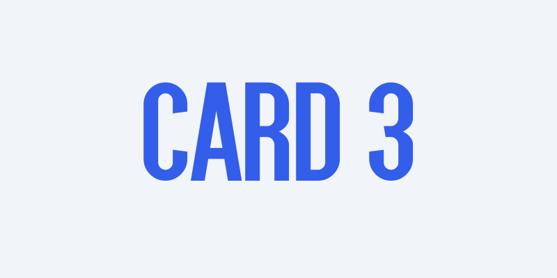 Card Three